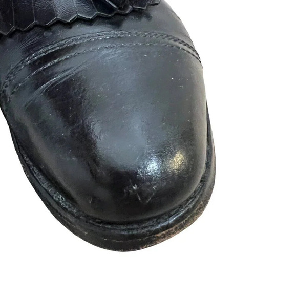 Allen Edmonds Dalton Kilite Tassel Loafer Shoe Mens Size 10 Black Leather - Picture 5 of 13